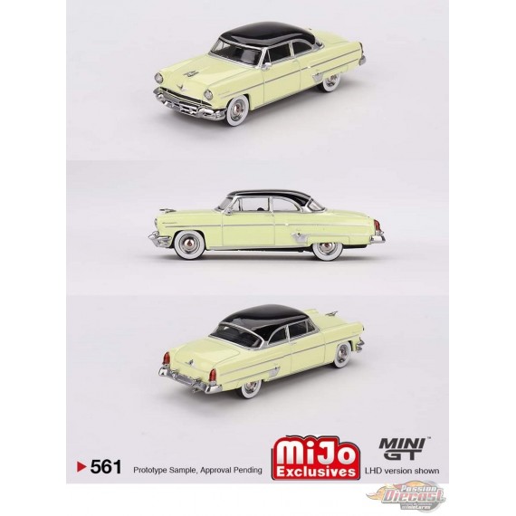 Lincoln Capri 1954 Premier Jaune - Mini GT - 1:64 - MGT00561 Passion Diecast