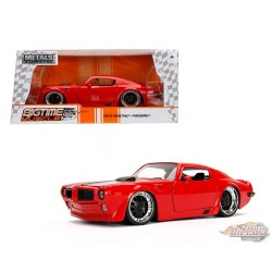 1972 Pontiac Firebird (Red) - Bigtime Muscle - Jada 1/24 - 99582 - Passion Diecast 