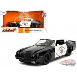 1979 Chevrolet Camaro Z28 Police - Black and White - Bigtime Muscle - Jada 1/24 - 34203