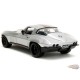 1966 Chevrolet Corvette - Silver with Bronze Stripes - Bigtime Muscle - Jada 1/24 - 34208 - Passion Diecast 