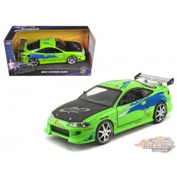 1/24 Brian's 1995 Mitsubishi Eclipse - The Fast and Furious 96703 Jada Passion diecast