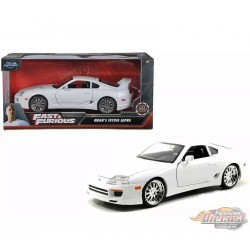 (Preorder) Brian's  1995 Toyota  Supra  White  Fast & Furious 7  -  Jada 1/24 -  97375
