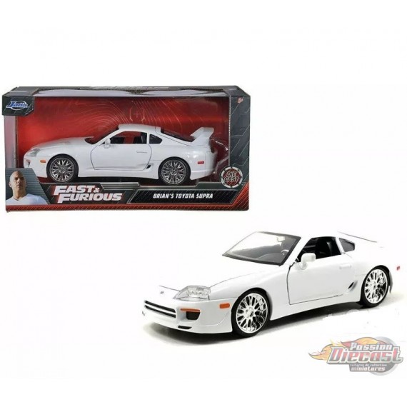 1/24  1996 TOYOTA SUPRA BRIAN  BLANCHE FAST & FURIOUS  Jada 97375 Passion Diecast 