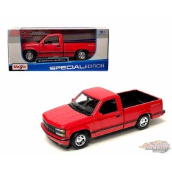 1993 Chevrolet 454 SS Pick-up (Rouge)  - Maisto - 1/24 - 32901 RD -  Passion Diecast