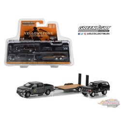 2018 Ford F-150 &1992 Ford Bronco Yellowstone TV Series - Hollywood Hitch & Tow Series 11 - Greenlight - 1-64 - 31150 C