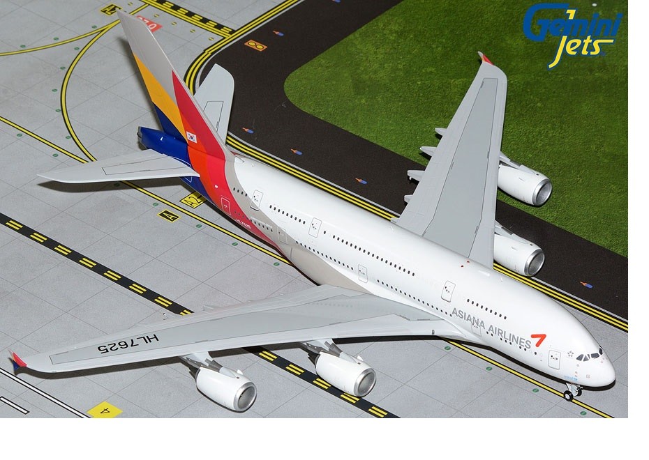 Asiana Airlines - A380-800 2006 livery / HL7625 / Gemini 1:200 G2AAR1201 -  Passion Diecast