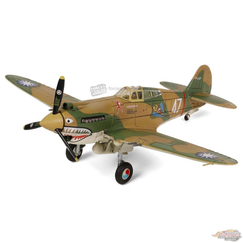 Curtiss P-40B Warhawk AVG Flying Tigers 3rd PS, White 47, Robert Smith ...