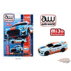 2022 Ford Mustang Shelby GT500 GULF Limited 4,800 Pieces - Mijo Exclusives - Auto World - 1/64 - CP8052