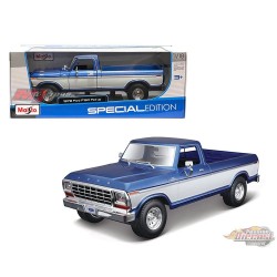 FORD F-150 PICK-UP 1979 BLEU ET BLANC - 1/18 - MAISTO - 31462BL -  Passion Diecast 