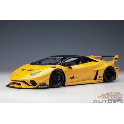 (Free shipping) Liberty Walk LB Silhouette Lamborghini Huracan GT (Metallic Yellow) - Autoart - 79127