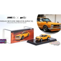 NISSAN SKYLINE 2000 GT-R (KPGC10) Orange MALAYSIA DIECAST EXPO 2023 Event Edition - INNO 64 - 1/64 - IN64-KPGC10-MDX23OR