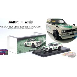 NISSAN SKYLINE 2000 GT-R (KPGC10) White MALAYSIA DIECAST EXPO 2023 Event Edition - INNO 64 - 1/64 - IN64-KPGC10-MDX23WH