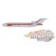 Western Airlines  Boeing 727-200  1980s polished livery  / Gemini 1:200 G2WAL49