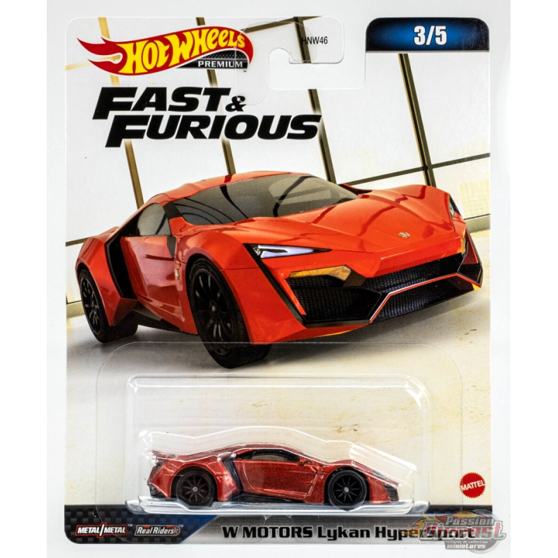 Fast & Furious 2023 B Case - LYKAN HYPERSPORT - Hot Wheels 1:64 - HNW49 ...