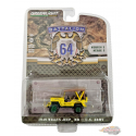 GreenMachine 1984 Chevrolet M1009 Camouflage with Mounted Machine Guns - Battalion 64 Series 3 - 1/64 Greenlight - 61030 EGR