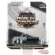 GreenMachine 1985 Dodge Ram W350 Power Ram Dually Flatbed en argent - Dually Drivers Series 12 - 1/64 Greenlight - 46120 BGR