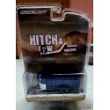 GreenMachine Remorque à Bétail de 14' en Bleu Foncé - Hitch & Tow Trailers - Hobby Exclusive - 1/64 Greenlight - 30425GR