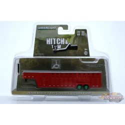 GreenMachine Remorque de cygne de 26 pi rouge - Hitch & Tow Trailers - Hobby Exclusive - 1/64 Greenlight - 30421GR