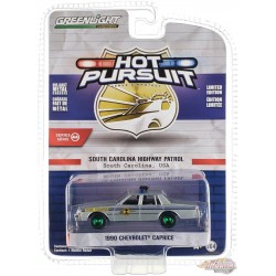 GreenMachine Patrouille routière Caroline du Sud - Chevrolet Caprice 1990 - Hot Pursuit Series 44 - 1/64 Greenlight - 43020 BGR