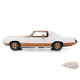 1969 Pontiac Grand Prix - Royal Bobcat in Cameo White - Auto World / American Muscle 1/18 -  AMM1316 - Passion Diecast 