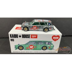 CHASE CAR Kaido★House - Datsun 510 Wagon Hanami V2 Vert - Mini GT - Mijo Exclusives - 1/64 - KHMG013GR