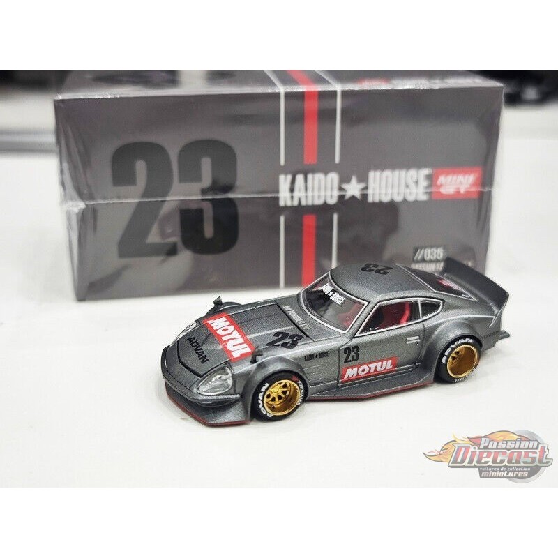 CHASE CAR Datsun Kaido Fairlady Z Motul Z V1 - Mini GT - Mijo Exclusives -  1/64 - KHMG035GR Passion Diecast