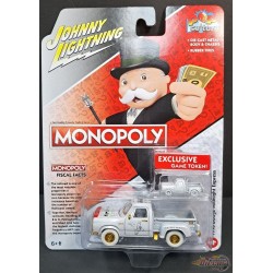 CHASE CAR Monopoly 1978 Dodge Midnight Express Railroad Tycoon in Flat Black - Johnny Lightning 1/64 - JLSP312GR