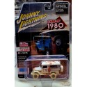 CHASE CAR Toyota Land Cruiser Hard Top 1980 Bleu Rouillé - Johnny Lightning 1/64 Mijo Exclusive - JLCP7329GR
