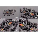 Oracle Red Bull Racing RB18 No.1 Max Verstappen 2022 Abu Dhabi GP Pit Crew Set - Mini GT - 1/64 - MGTS0007