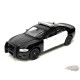 2016 Dodge Charger R/T Police Pursuit (Bicolore uni noir et blanc) MiJo Exclusives - Welly 1/24 - 24079P WBKWH