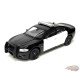 2016 Dodge Charger R/T Police Pursuit (Plain Black & White Two-Tone) MiJo Exclusives - Welly 1/24 - 24079P WBKWH