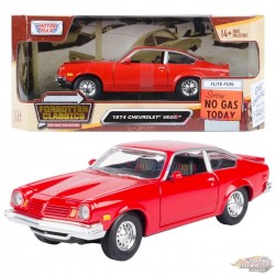 (Preorder) 1974 Chevrolet Vega - Red - Forgotten Classics - Motormax 1-24 - 79046 RD - Passion Diecast 