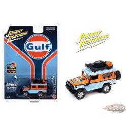 Indonesia EMS Exclusive 1980 Toyota Land Cruiser Gulf limitée à 2 496 - Johnny Lightning 1/64 - JLCP7446