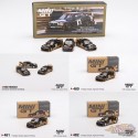 Mercedes-Benz 190E 2.5-16 Evolution II Macau Guia Race of Macau AMG/Zung Fu 3 Cars Set - Mini GT - 1:64 - MGTS0003
