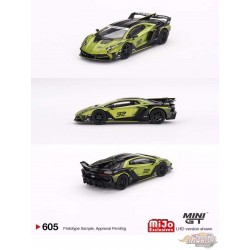 Lamborghini LB-Silhouette WORKS Aventador GT EVO Lime - Mini GT - 1:64 - MGT00605 Passion Diecast