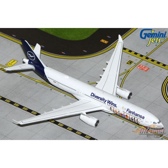 Lufthansa  Airbus A330-300  Fanhansa Diversity Wins - Gemini 1/400  GJDLH2191