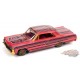 1964 Chevrolet Impala Lowrider in Metallic Magenta - Racing Champions - 1/64 - RC016 A Passion DIecast