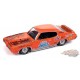 1969 Pontiac GTO en Orange - Racing Champions - 1/64 - RC016 B - Passion Diecast 