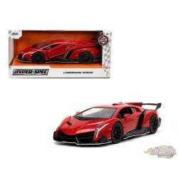 Lamborghini Veneno Red - "Hyper-Spec" - Jada - 1/24 - 34212
