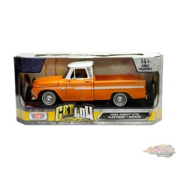 1966 Chevrolet C10 Fleetside Pickup - Copper - Get Low - Motormax 1-24 - 79034 COP