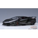 (Free shipping) Lamborghini Aventador SVJ (Nero Nemesis) - Autoart - 79219