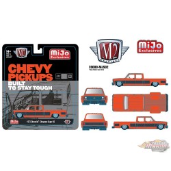 1973 Chevrolet Cheyenne Super 30 Orange - Mijo Exclusives - M2 Machine - 1:64 - 39000-MJS02