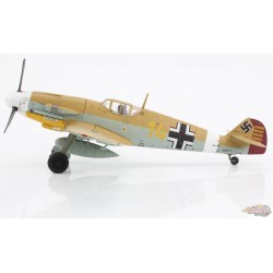 Messerschmitt Bf 109F-4 / Lufwaffe 3./JG 27, no.14, Hans-Joachim Marseille, Libye février 1942 / Hobby Master 1:48 HA8761