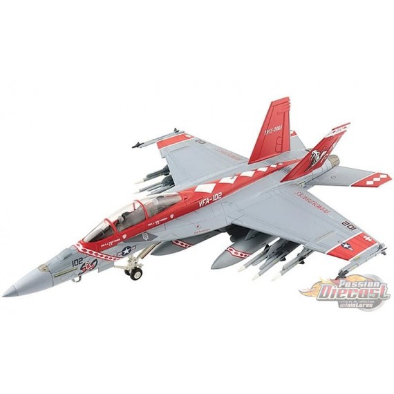 McDonnell Douglas F/A-18F Super Hornet - USN VFA-102 Diamondbacks, Atsugi, Japan, Sqn 50 Years 2005 / Hobby Master 1:72 HA5132