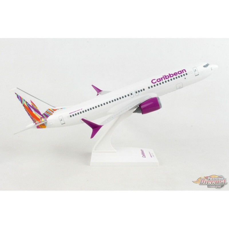 Caribbean Airlines Boeing 737-MAX8 Hummingbird new livery 2022 SKYMARKS ...