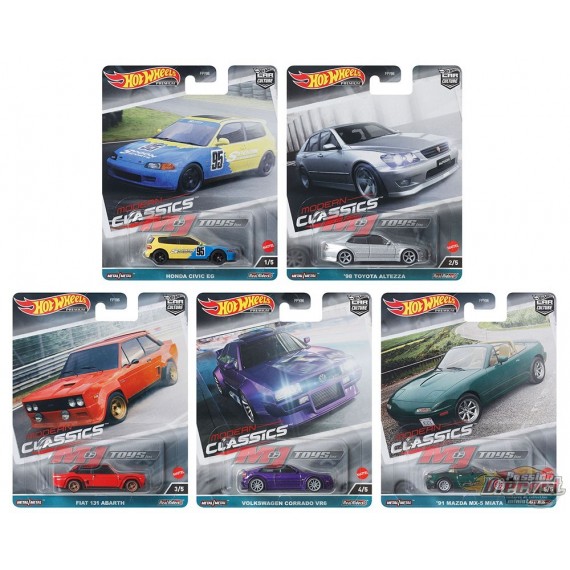 Hot Wheels - Car Culture - 1:64 - Modern Classics - Release E - Set Of 5 Cars - FPY86-959E -  Passion Diecast