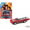 The Monkees - Monkees Mobile avec présentoir en étain rouge et blanc - Johnny Lightning 1:64 - JLSP333