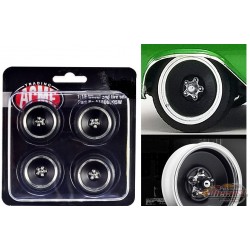 Ensemble de roues Torque et de pneus CUSTOM SMOOTHIE - ACME 1/18 - A1806305W