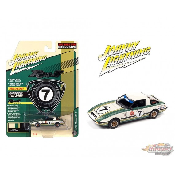 1981 Mazda RX-7 Limited - Auto World Store Exclusive - Johnny Lightning 1/64 - SCM099