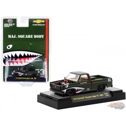 1973 Chevrolet Cheyenne Super 10 SSO MAJ Square Body - CHASE CAR- M2 Machine Hobby Exclusive 1:64 - 31500-HS20GGR
